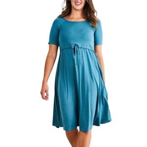 Latched Mama Size Medium Nursing Dress (no pockets)